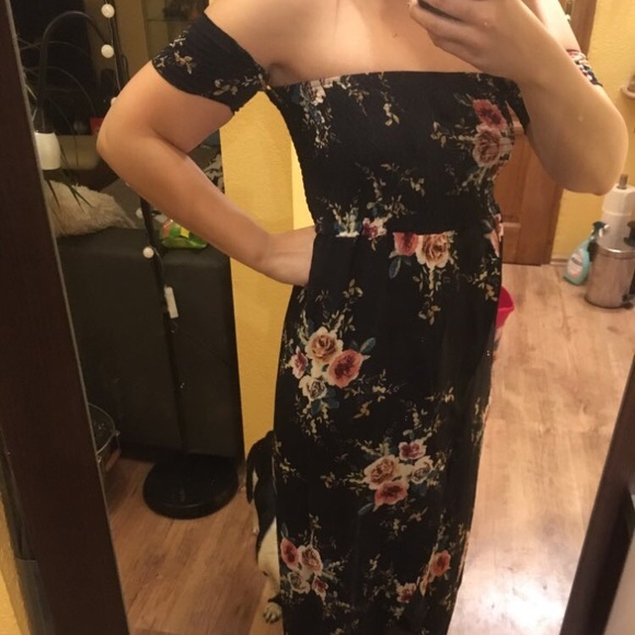 💥HP💥 NWT Beach Long Off Shoulder Dress - Picture 4 of 8